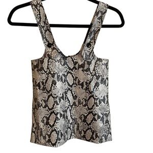 Snakeskin Print Tank Top